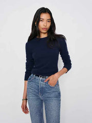 Cynthia High Rise Straight Cropped Jeans