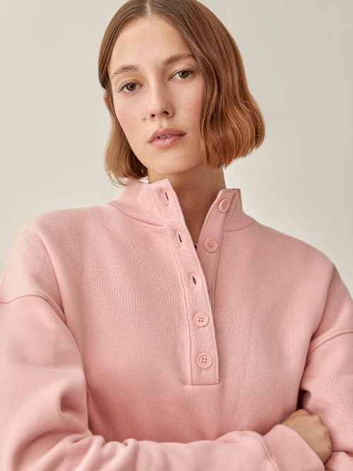 Marla Button Sweatshirt