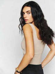 Julia Ribbed Sweater Tank