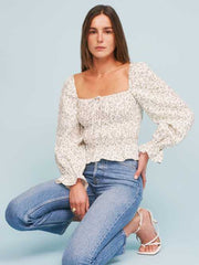 Pimento Linen Top