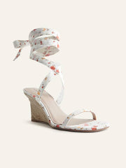 Alessa Lace Up Wedge Espadrille