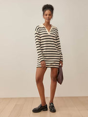 Doreen Cashmere Polo Dress