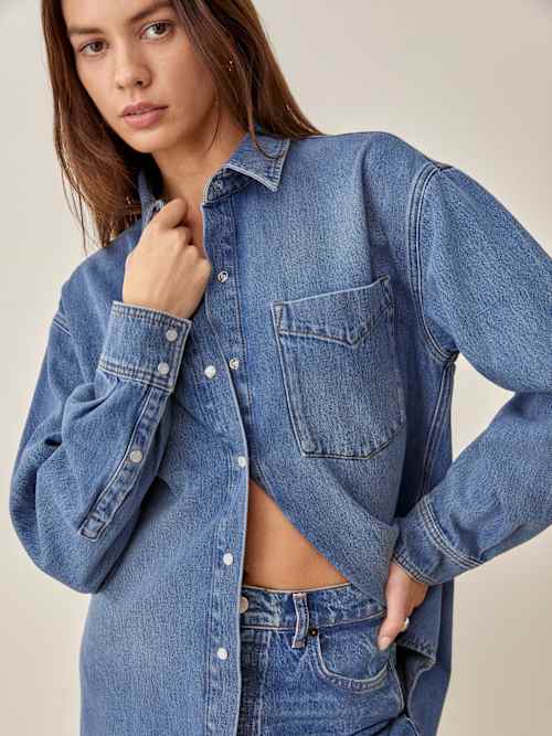 Kaci Relaxed Denim Shirt