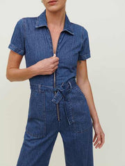Cassidy Denim Jumpsuit