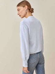 Varenne Cashmere Embellished Button Set