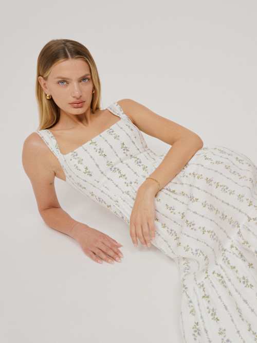 Bucatini Linen Dress