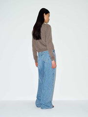 Clara Cashmere Crew Cardigan