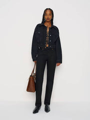 Jori Cropped Denim Jacket