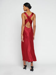 Petites Casette Silk Dress