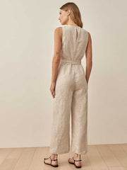 Petites Naomi Linen Jumpsuit