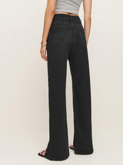 Cary High Rise Slouchy Straight Leg Jeans