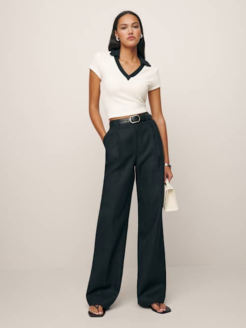 Alex Linen Mid Rise Short Pant