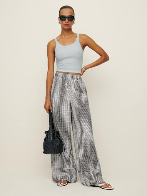 Fernando Linen Wide Leg Short Pant