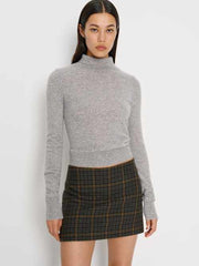 Carla Low Waist Wool Skirt