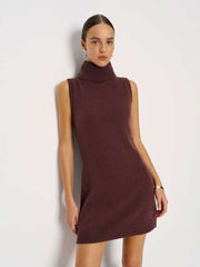 Holland Cashmere Turtleneck Sweater Dress