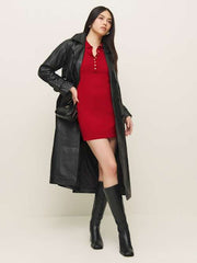 Luell Regenerative Merino Polo Mini Dress