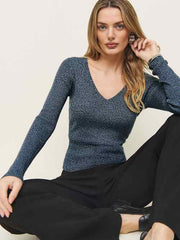 Valencia Regenerative Merino V-Neck