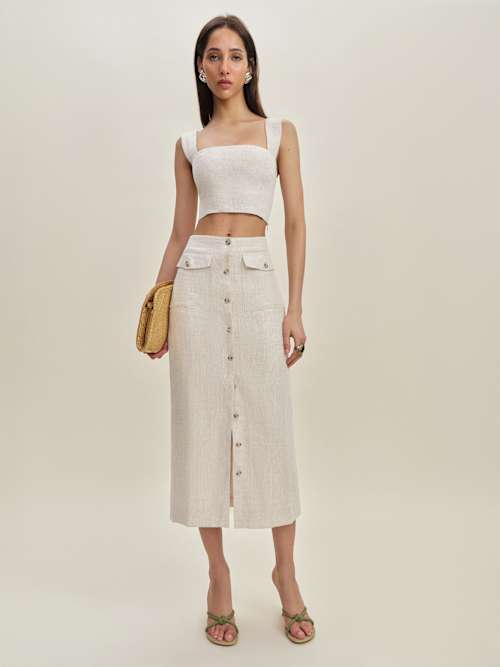 Britt Linen Skirt