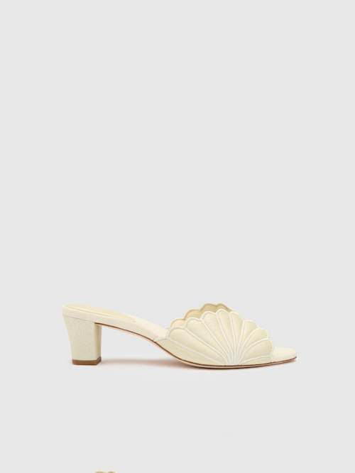 Waldena Block Heeled Mule