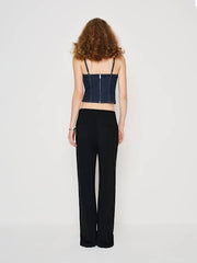 Rebecca Super Stretch Denim Top
