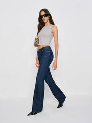 Sharon Stretch Mid Rise Bootcut Jeans
