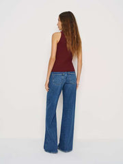 Marcy Cashmere Turtleneck Tank