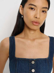 Tilly Stretch Denim Top