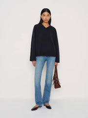 Beth Regenerative Wool V-Neck