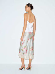 Petites Carolina Silk Skirt