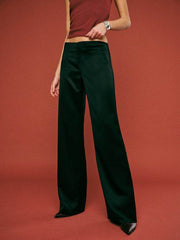 Vida Satin Low Rise Pant