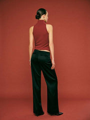 Vida Satin Low Rise Pant