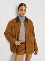 Veda Scottie Suede Jacket