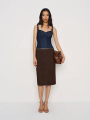 Vickie Denim Top