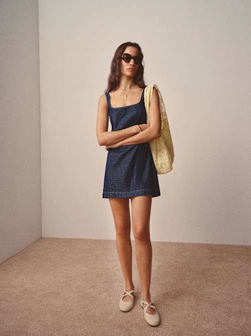 Elinda Denim Mini Dress