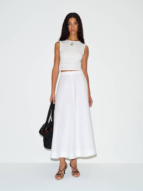 Peony Linen Skirt