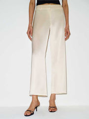 Gisele Satin Low Rise Cropped Pant