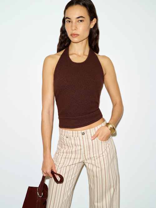 Quill Cashmere Halter Tank