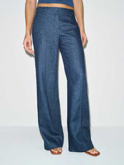 Gisele Low Rise Linen Pant