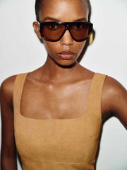 Clarence Suede Top