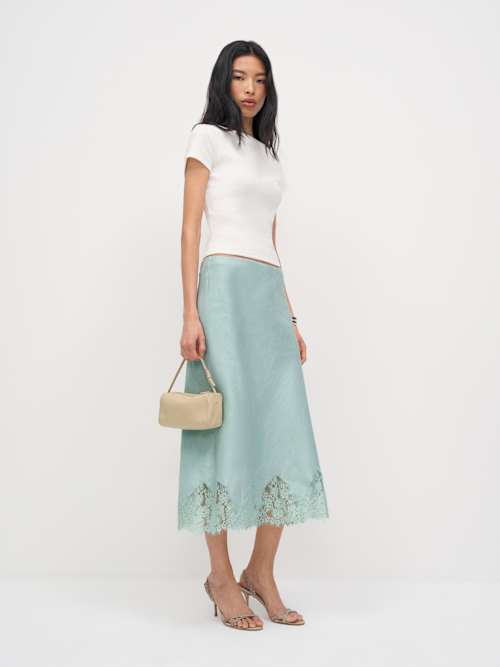 Petites Carolina Linen Skirt