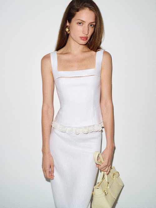 Nanette Linen Top